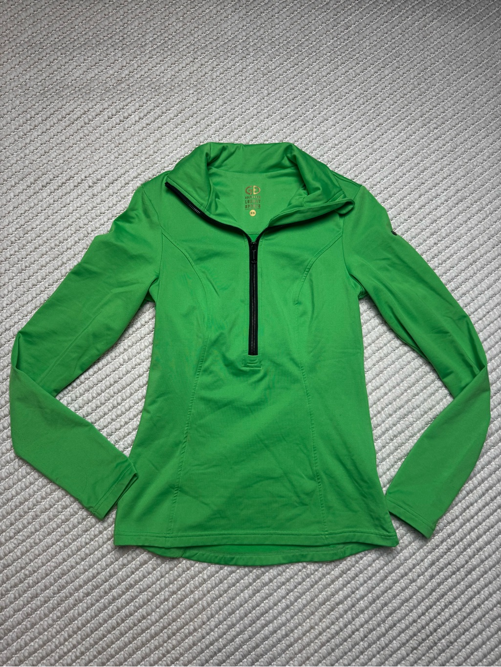 Women’s Goldbergh Ski Pully Serena Pully Base Layer Top Green Size Xs